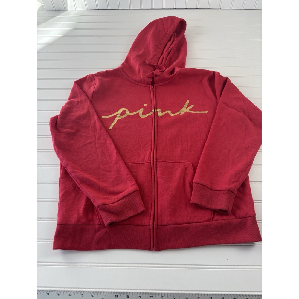 Victoria's‎ Secret Pink Large Full Zip In Manuscript Logo